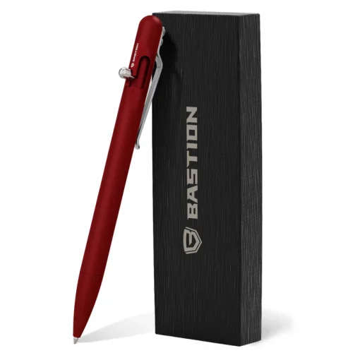 Bastion Red Aluminium Pen